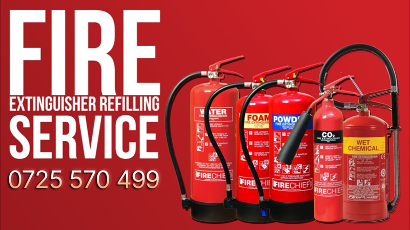 Fire Extinguisher Recharging Service in Nairobi, Kenya | 0725570499