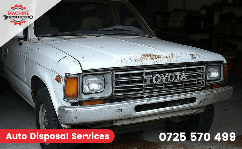 Toyota Vehicle Disposal Services in Nairobi, Kenya 0725570499 — Machine Repair Nairobi